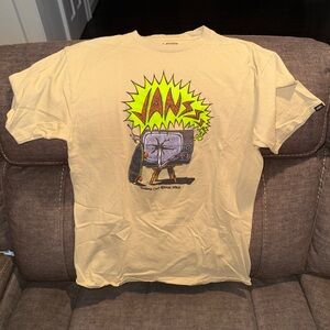 Van’s Tuning Out Men’s Shirt Size Medium Retro MTV Television Classic Fit - NWOT